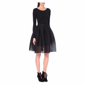 NWOT Maje Jam Perforated Structured Pouf Skirt